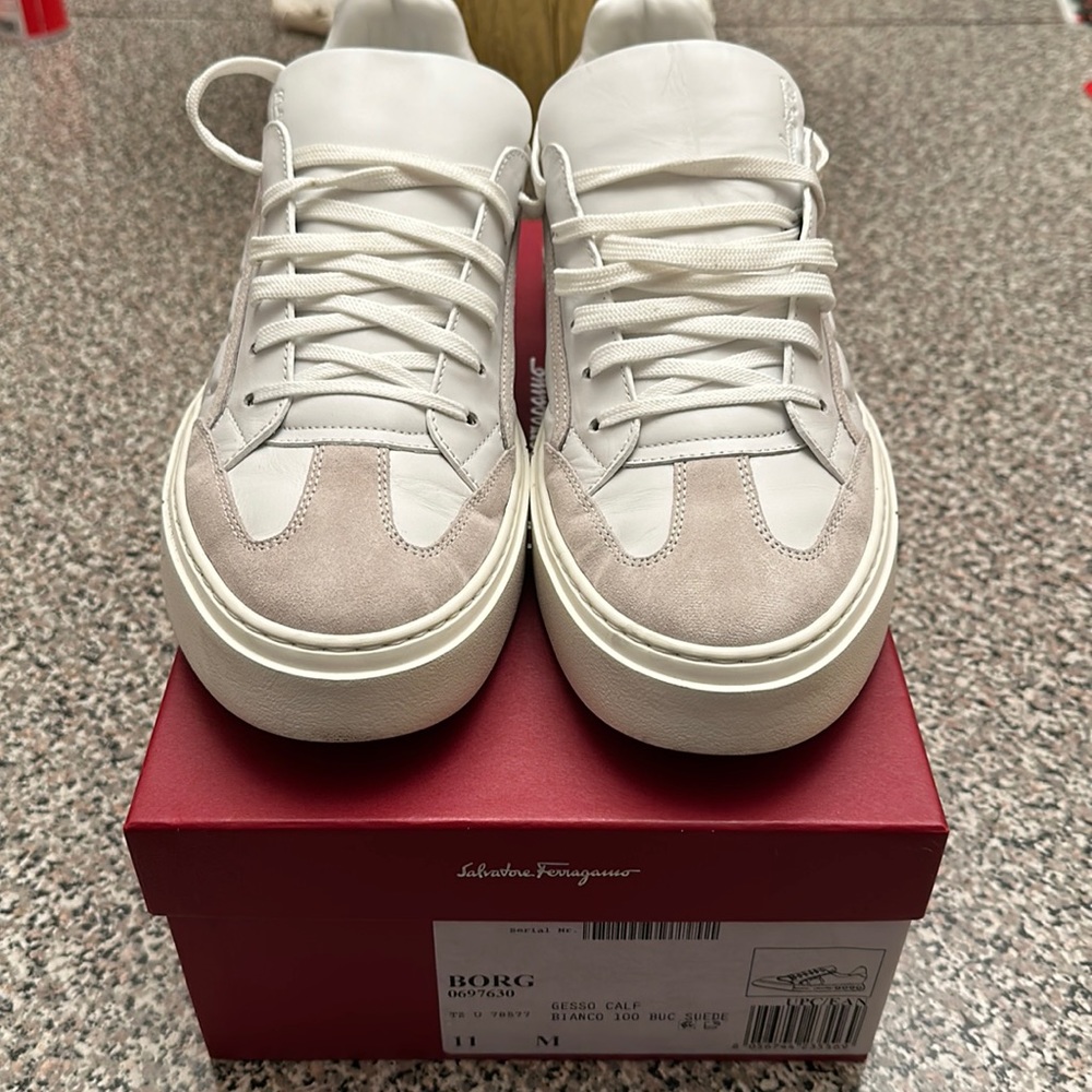 BORH .  Gesso Calf Bianco 100 BUC SUEDE